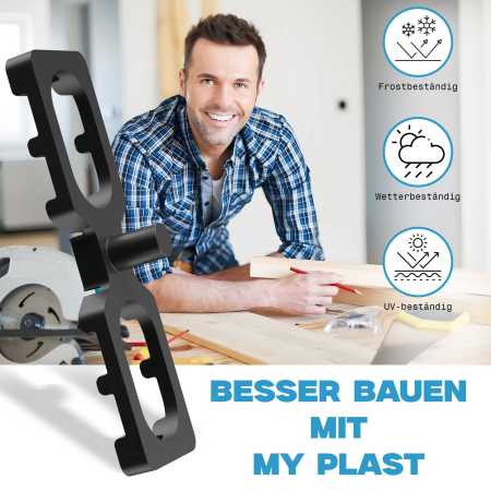 4mm Abstandhalter, Abstandshalter, Distanzhalter für Terrassendielen NEU !! / geriffelte Version